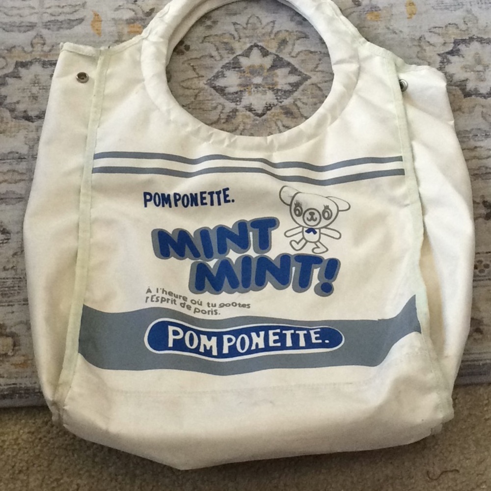 Vintage Pomponette tote bag